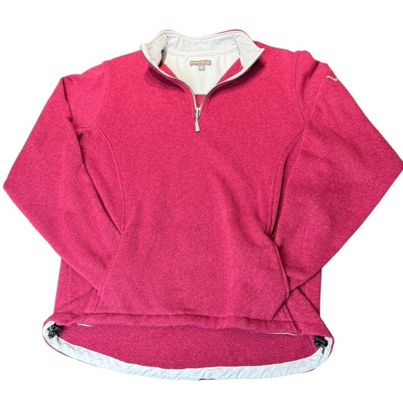 Peter Millar Men’s Red Quarter Zip Golf Athleisure Pullover Sweater Size M - Picture 5 of 9